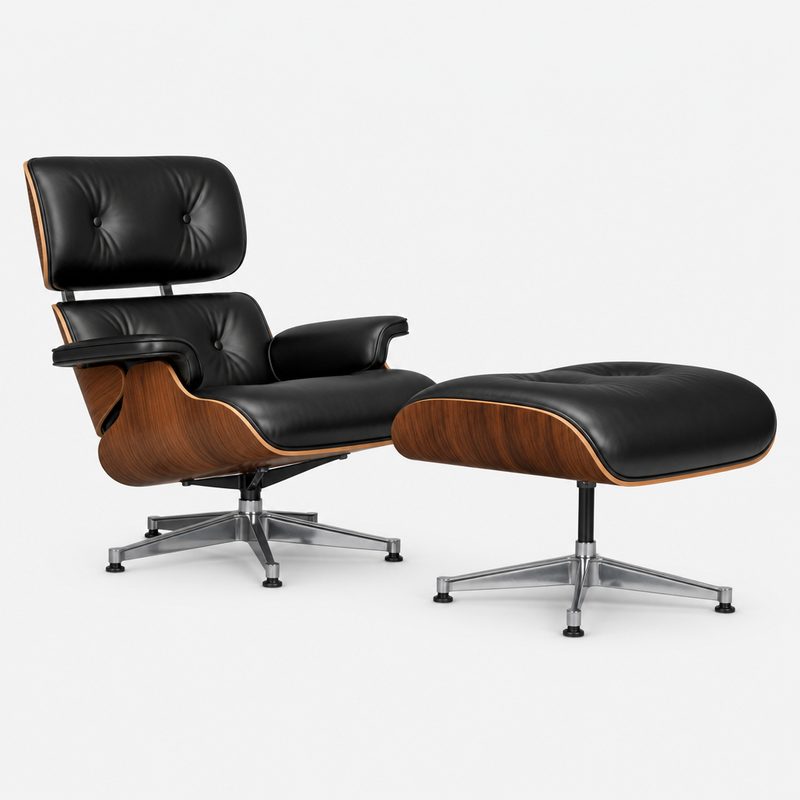 Eames lounge chair and ottoman