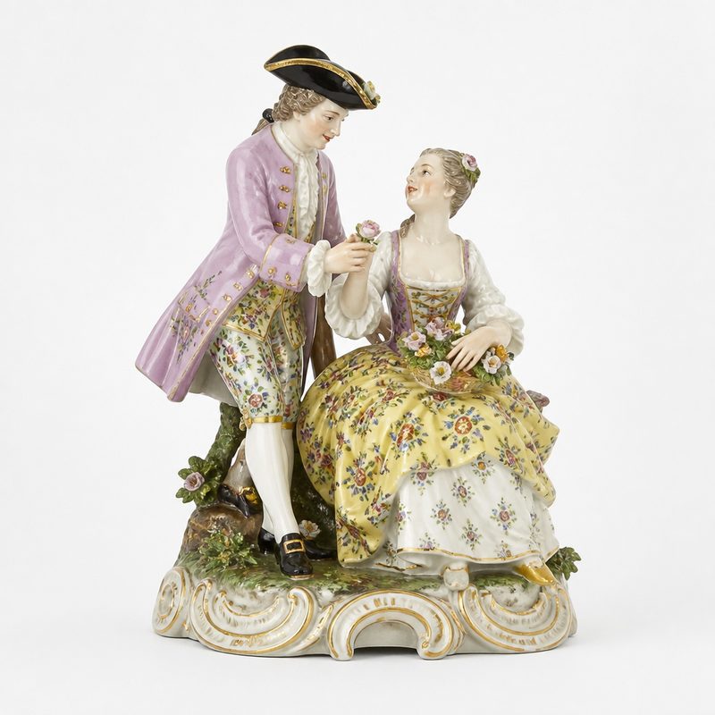 Meissen porcelain group